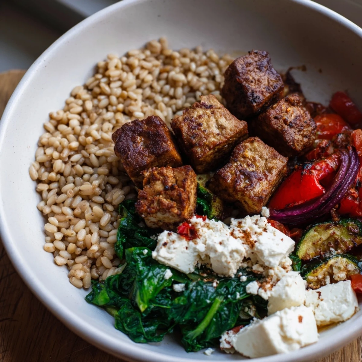 Tender chunks of lamb and orzo simmer in tomato sauce, a vibrant Smoky Mediterranean Lamb Supper.