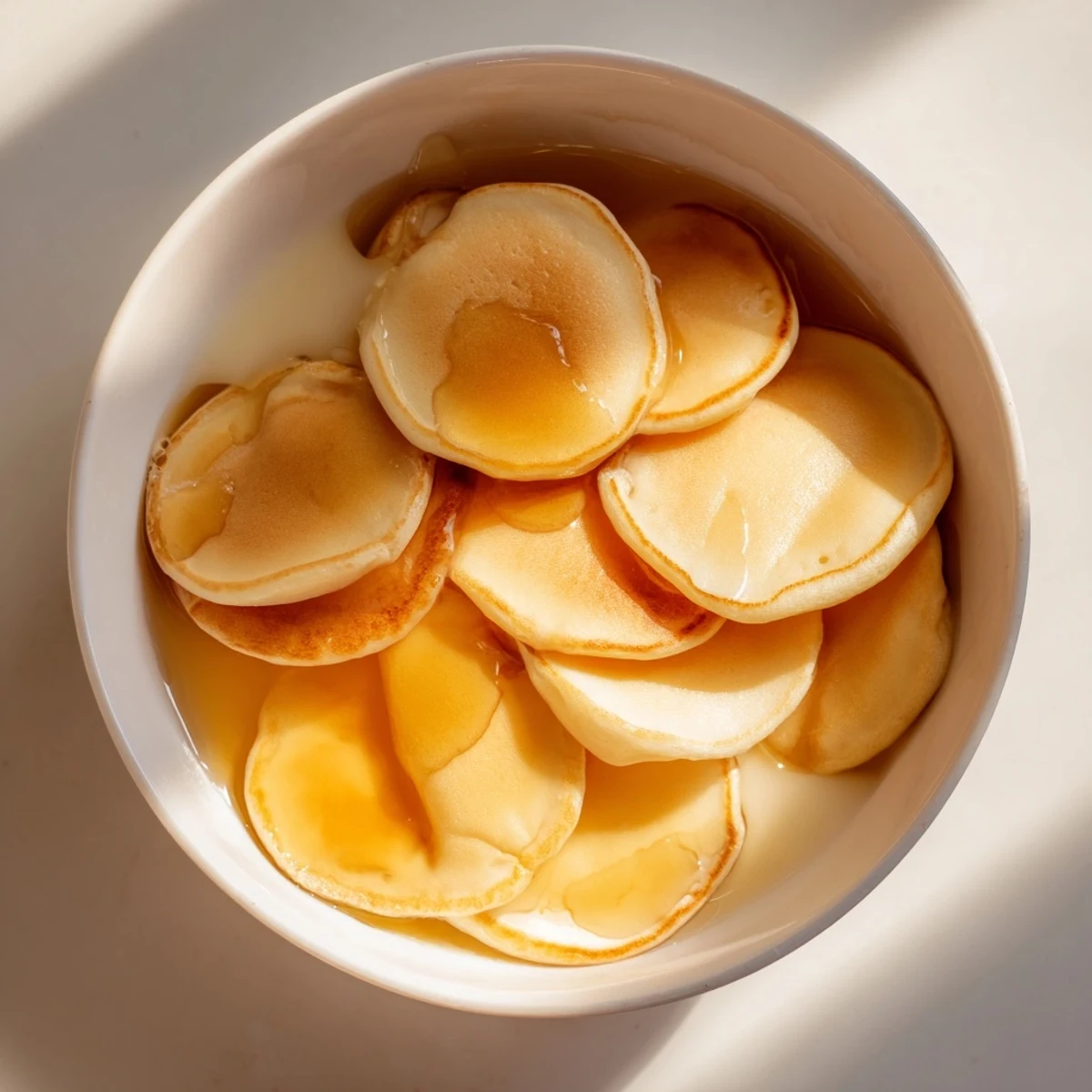 Sweet and fluffy Fluffy Pancake Cereal recipe, a fun and easy brunch idea, ready to enjoy.