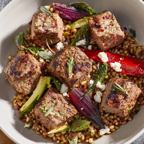 Smoky Mediterranean Lamb Orzo