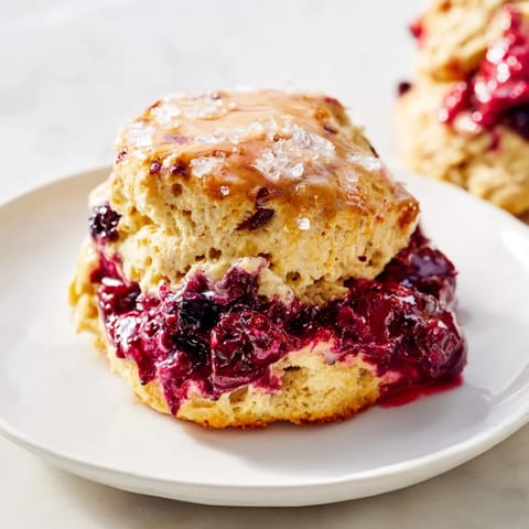 Rustic Birch Blueberry Scones