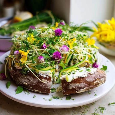 Fresh Meadow-Inspired Garden Vegetable Tartines, featuring vibrant vegetables, are perfect for a light vegetarian lunch or dinner.