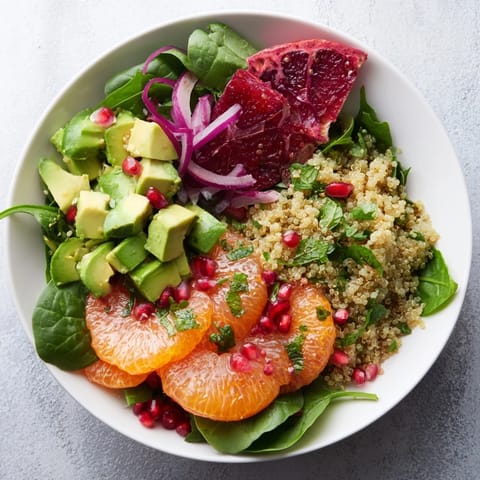 Fresh Citrus Avocado Quinoa Bowl