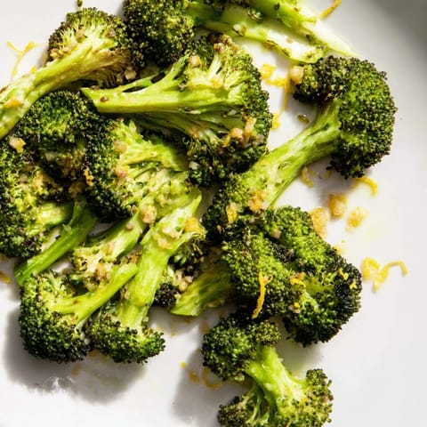 Lemon Garlic Roasted Broccoli