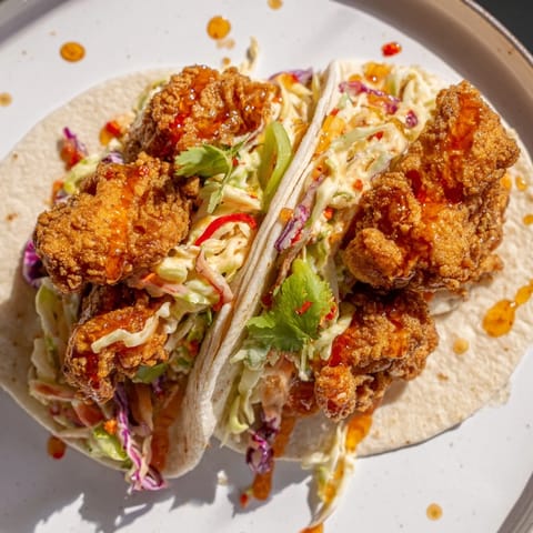 Hot Honey Chicken Tacos