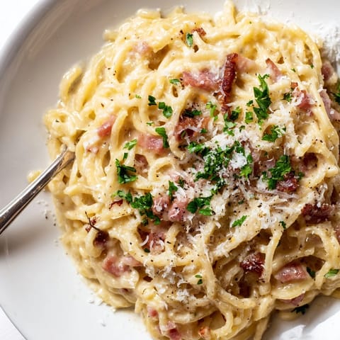 Ramen Carbonara Fusion Dish