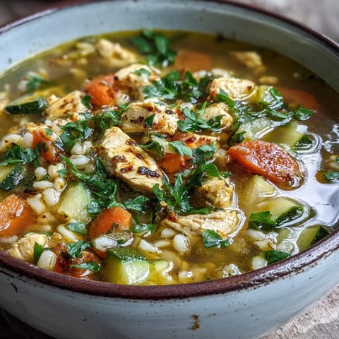 Soothing Turmeric Chicken With Pearl Barley