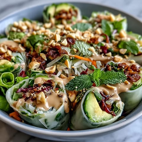 Vegan Spring Roll Salad