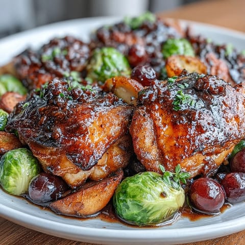 Sheet Pan Balsamic Chicken