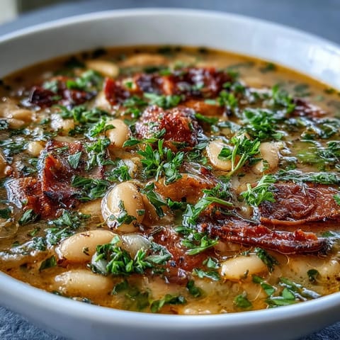Ham Butter Bean Soup