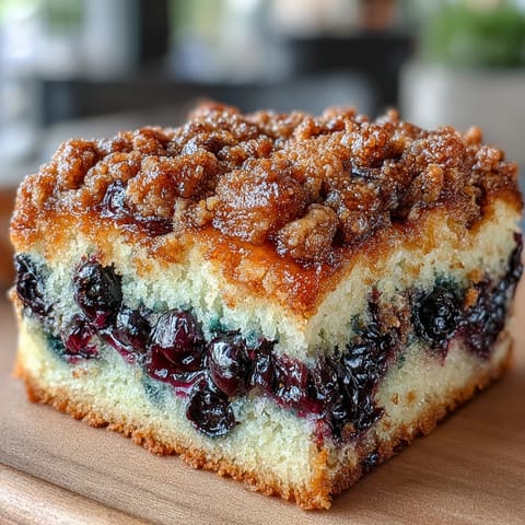 Lemon Blueberry Sourdough Squares