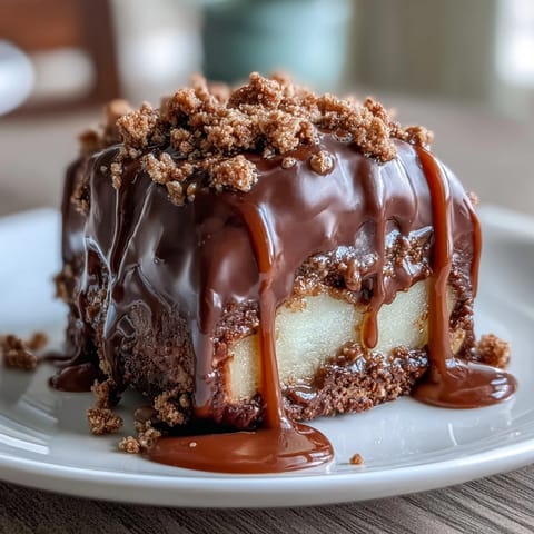 Crisp apple slices drizzled with melted chocolate and sprinkled with graham cracker crumbs, perfect for a no-bake summer dessert.