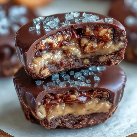 Salty pretzel base meets rich peanut butter and chocolate in these irresistible homemade peanut butter cups.  