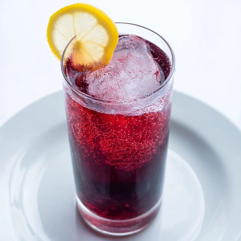 The bubbly Sleepy Girl Mocktail: a calming beverage made with tart cherry juice, perfect before bed.