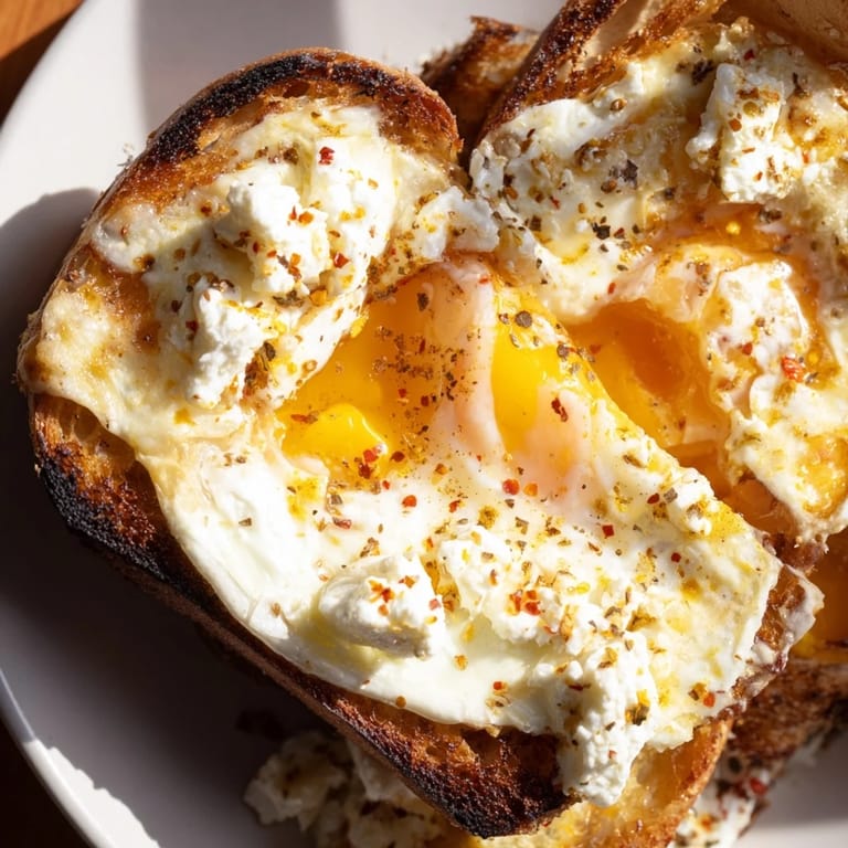 Enjoy the savory, comforting flavors of feta fried eggs grilled cheese, perfect for lunch or dinner.