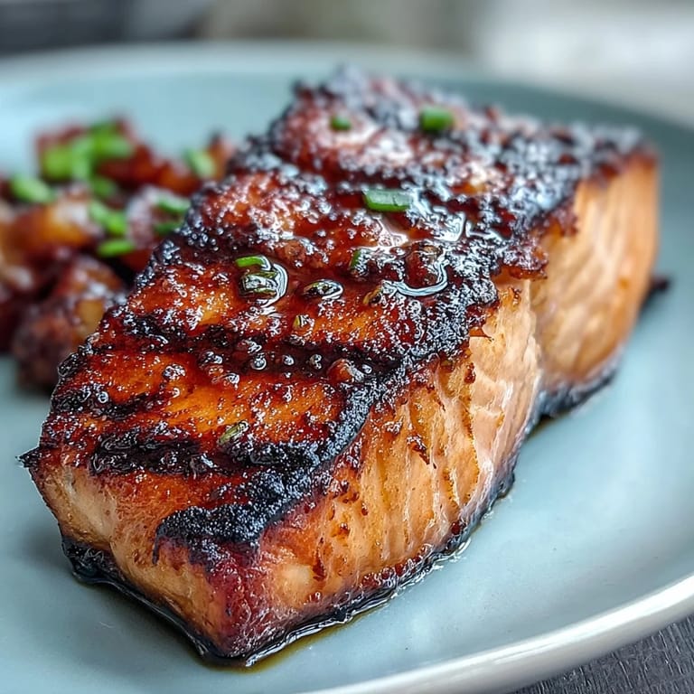 Vibrant power bowl with smoky grilled salmon, creamy avocado, and fresh greens, topped with toasted pumpkin seeds and tangy citrus vinaigrette.  
